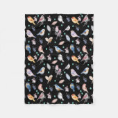 Federmuster Fleecedecke (Vorderseite)