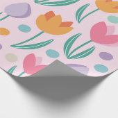 Federmuster Geschenkpapier (Ecke)
