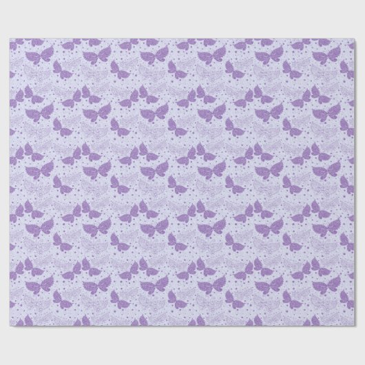 Federmuster Geschenkpapier (Flach)