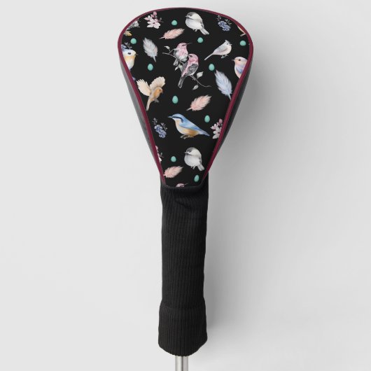 Federmuster Golf Headcover (Vorderseite)