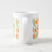 Federmuster Jumbo-Tasse (Rückseite)