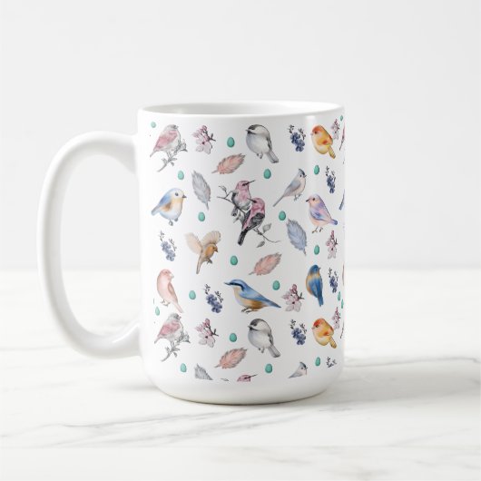 Federmuster Kaffeetasse (Links)