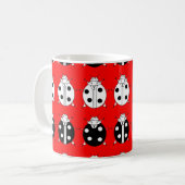 Federmuster Kaffeetasse (Vorderseite Links)