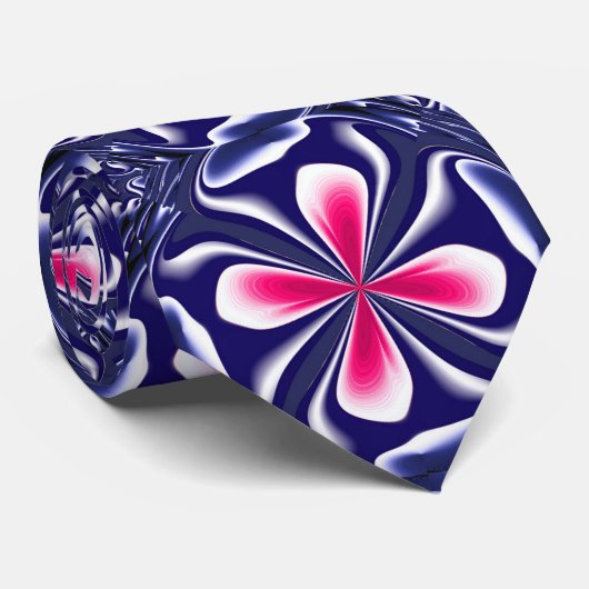 Federmuster Krawatte (Gerollt)