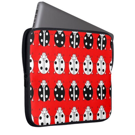 Federmuster Laptopschutzhülle (Vorne Rechts)