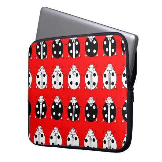 Federmuster Laptopschutzhülle (Vorderseite Links)