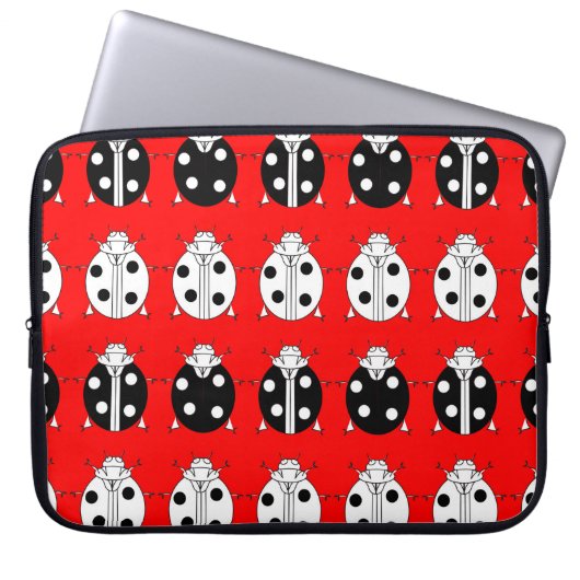 Federmuster Laptopschutzhülle (Vorderseite)