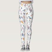 Federmuster Leggings (Vorderseite)