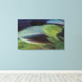 Federmuster Leinwanddruck (Insitu (Holzboden))