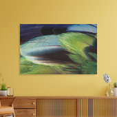 Federmuster Leinwanddruck (Insitu (Wohnzimmer))