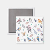 Federmuster Magnet (Vorderseite/Rückseite)