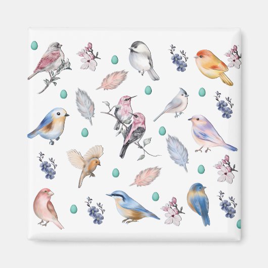 Federmuster Magnet (Vorne)