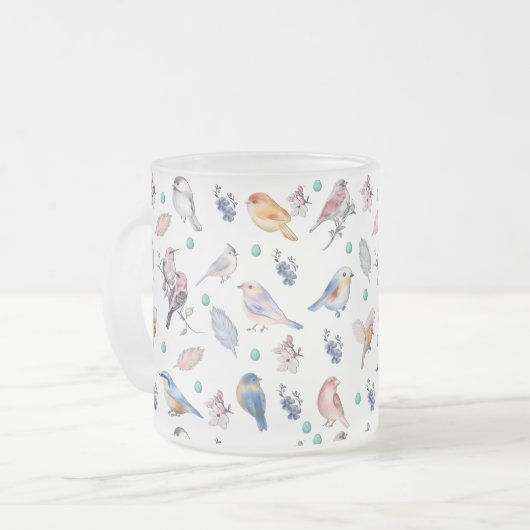 Federmuster Mattglastasse (Vorderseite Links)