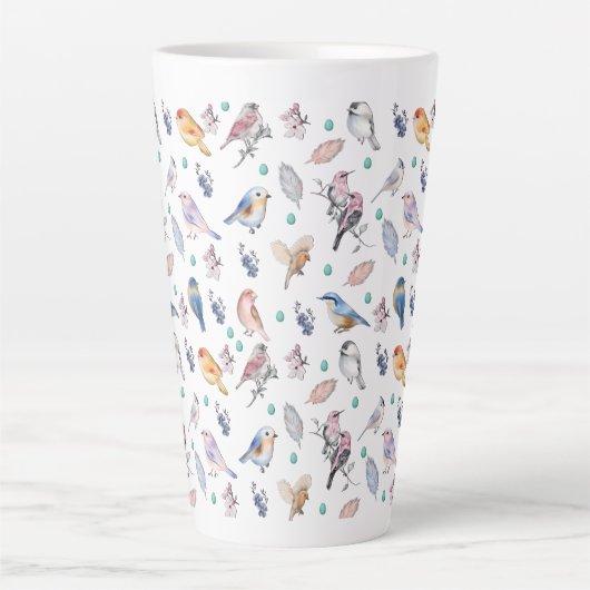 Federmuster Milchtasse (Vorderseite)