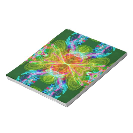 Federmuster Notizblock (Rotiert)