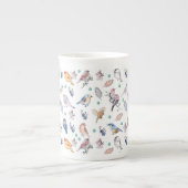 Federmuster Porzellantasse (Vorderseite)