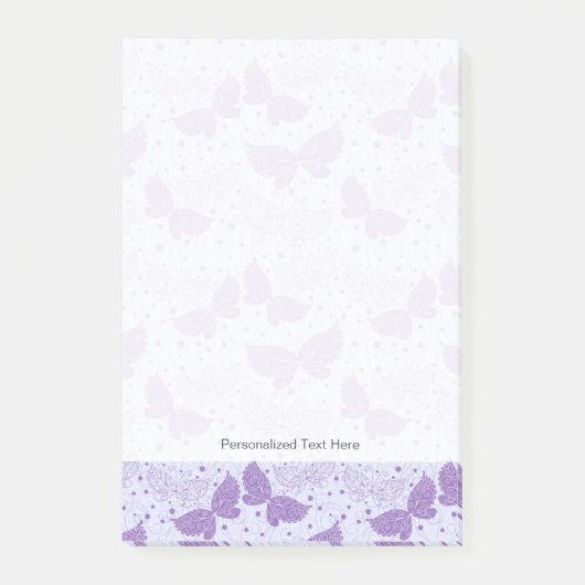 Federmuster Post-it Klebezettel (Vorderseite)