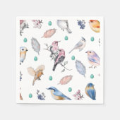 Federmuster Serviette (Vorderseite)