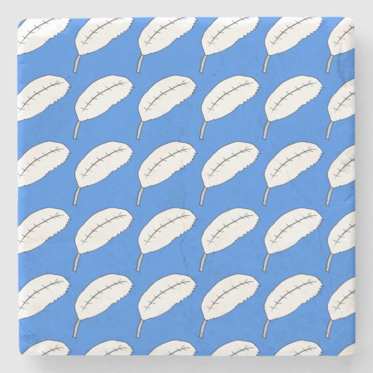 Federmuster Steinuntersetzer (Vorderseite)