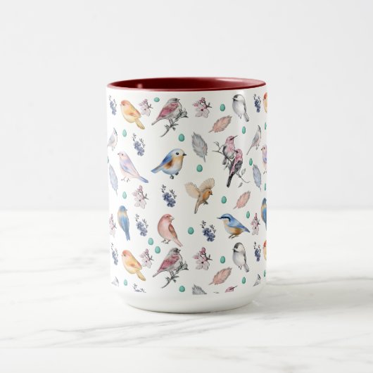 Federmuster Tasse (Zentrum)