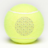Federmuster Tennisbälle (Rückseite)