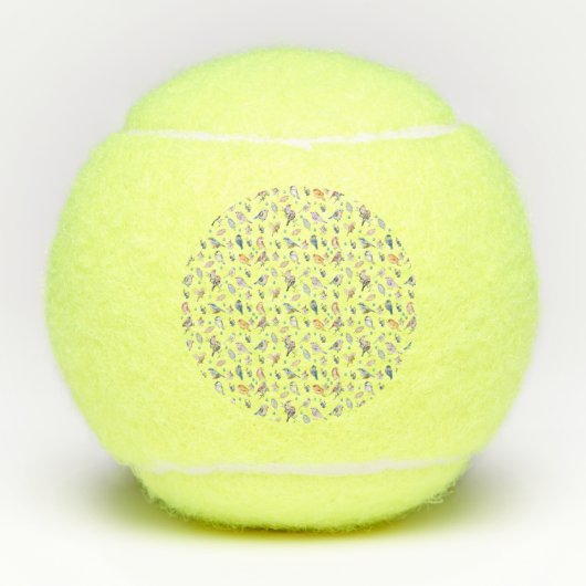 Federmuster Tennisbälle (Vorderseite)