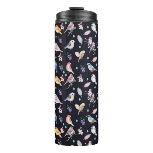 Federmuster Thermosbecher (Vorderseite)