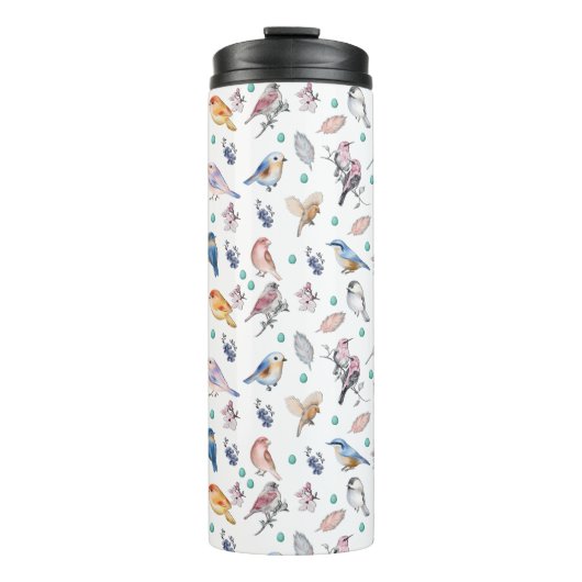 Federmuster Thermosbecher (Vorderseite)