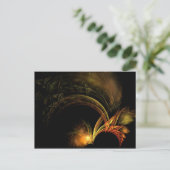 Federn aus Gold und Feuer Postkarte (Stehend Vorderseite)