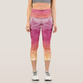 Federn Capri Leggings (Vorderseite)