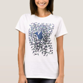 Federn der langen Hülse der ewigen Liebe T-Shirt
