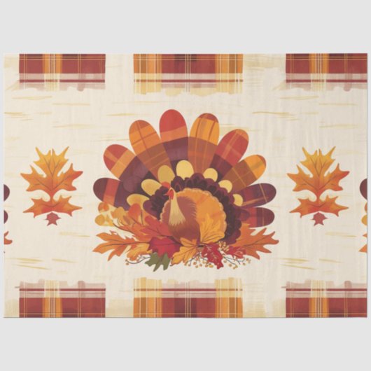 Federn des Herbstes Seidenpapier (Vorderseite)