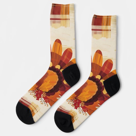 Federn des Niedergangs Socken (Linkes Detail)