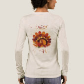 Federn des Niedergangs Tri-Blend Shirt (Rückseite)