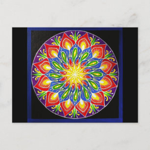 Federn eines tropischen Vogels (Postkarte) Postkarte