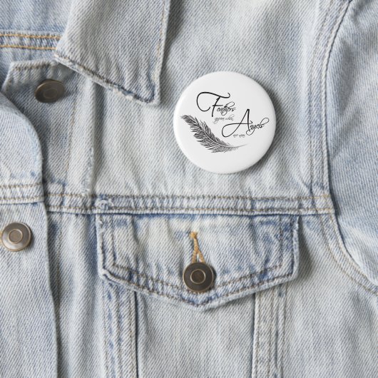 Federn erscheinen, wenn Engel in der Nähe sind Button (Beispiel)