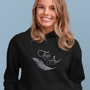 Federn erscheinen, wenn Engel in der Nähe sind Hoodie