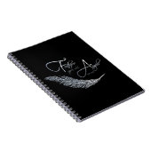 Federn erscheinen, wenn Engel in der Nähe sind Notizblock (Rechte Seite)