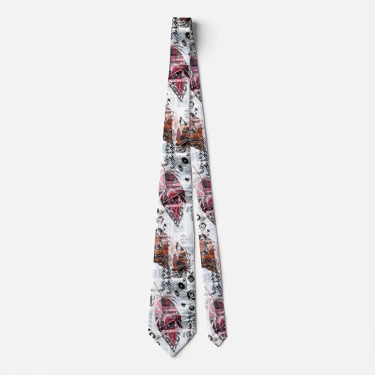 Federn, ethnisch, boho. krawatte (Vorderseite)