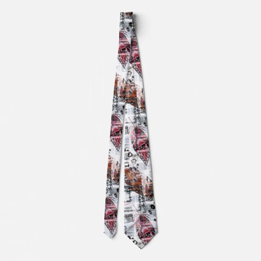 Federn, ethnisch, boho. krawatte (Rückseite)