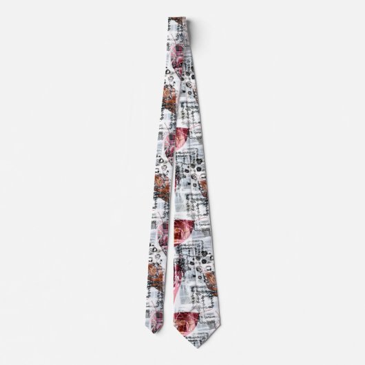 Federn, ethnisch, boho. krawatte (Rückseite)