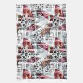 Federn, ethnisch. geschirrtuch (Vertikal)