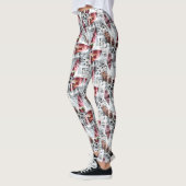 Federn, ethnisch. leggings (Links)