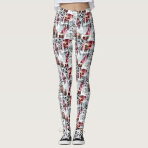 Federn, ethnisch. leggings