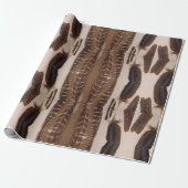 Federn Geschenkpapier (Ungerollt)