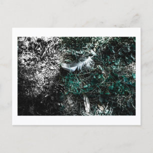 Federn im Wald von Jeffrey H. Thornton:  Postkarte