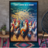 Federn in der Luft Poster