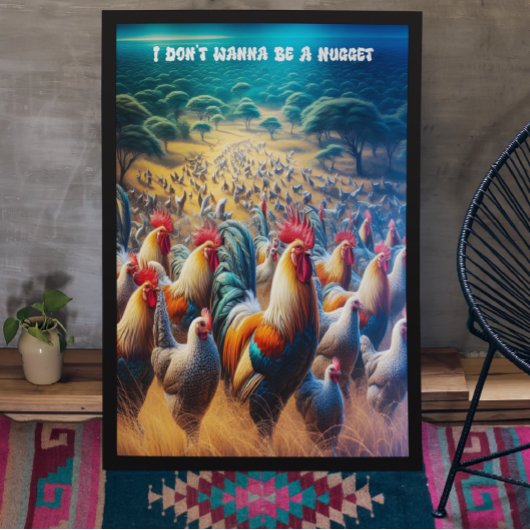 Federn in der Luft Poster