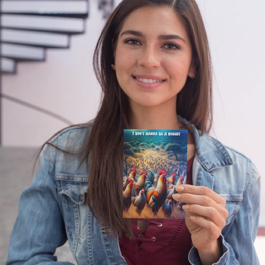 Federn in der Luft Postkarte