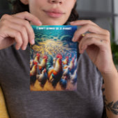 Federn in der Luft Postkarte